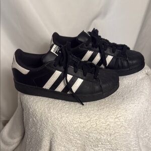 Adidas Classic Black and White Trainers